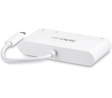 Startech.com USB-C multiport adapter voor laptops Power Delivery DVI GbE USB 3.0