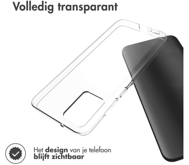 Accezz Clear Backcover Motorola Edge 30 Neo - Transparant