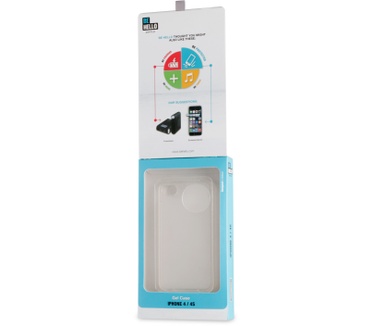 BeHello iPhone 4 / 4S Gel Case Transparent