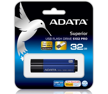 Adata Superior S102 Pro 32GB Blauw