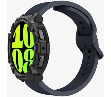 Spigen Rugged Armor Case Samsung Galaxy Watch7 44mm Zwart