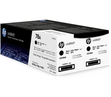 HP CE278AD Zwart 2-pack