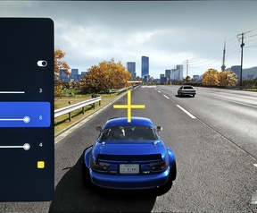 Philips OLED811 - gamebarmenu