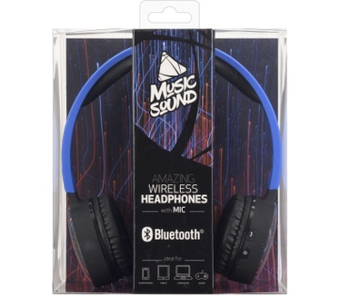 Music Sound Fantasy BT Hoofdtelefoon (Blauw)