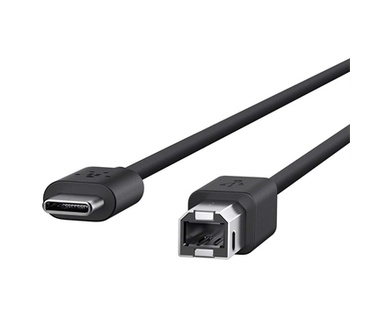 Belkin USB-C naar USB-B 2.0 printerkabel 1,8 meter - Zwart