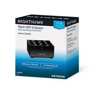 Netgear Nighthawk Mesh WiFi 6 Add-On Satellite