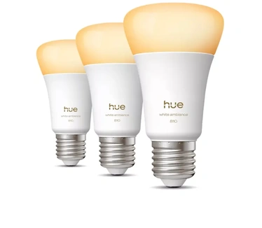 Philips Hue White Ambiance A60 - E27 slimme lamp - 810 lumen (3-pack)