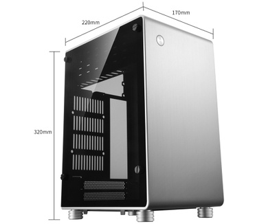 Jonsbo U1 Plus Zilver