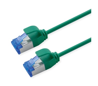 Roline Patchkabel Kat.6A (Class EA) S/FTP (PiMF) , LSOH, PoE, groen, 5 m