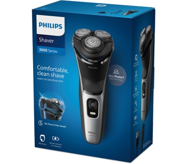 Philips Shaver 3000 Series S3143/00 Elektrisch scheerapparaat voor nat en droog scheren