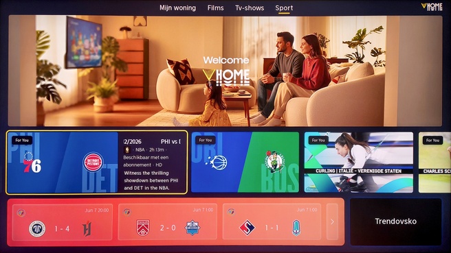 Hisense UR9S - voorproefje Home OS