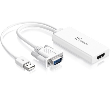 j5create JDA214 VGA to HDMI Video Audio Adapter