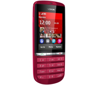 Nokia Asha 300 Rood