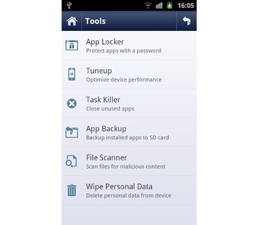 AVG Mobilation screenshot