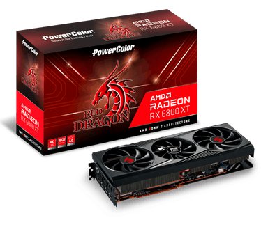 Powercolor Red Dragon AMD Radeon RX 6800 XT 16GB GDDR6