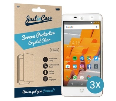 Just in Case Wileyfox Swift 2 / Swift 2 Plus Screenprotector - 3 stuks - Clear