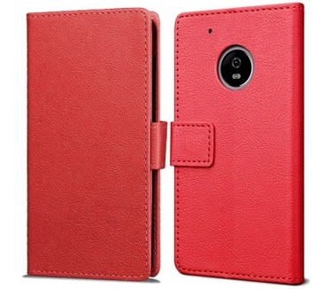 qMust Motorola Moto G5S Wallet Hoesje Rood