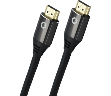 OEHLBACH Black Magic MKII - 8K Ultra High-Speed HDMI-kabel - 8K FUHD 60Hz 4320p / 4K 120Hz 2160p - 48Gbit/s (21:9 Cinema, 3D, Dolby Vision, Dynamic HDR 10+, VRR, eARC, UHD2) - 2 meter zwart