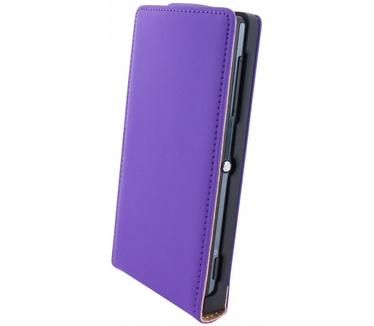 Mobiparts Mobiparts Premium Flip Case Sony Xperia ZL Purple