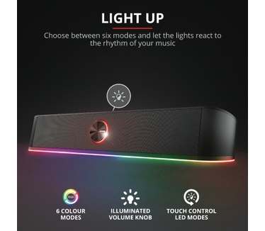 Trust GXT619 Thorne - Soundbar - RGB - LED