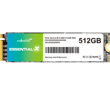 Exascend Essential-X PCIe SSDM2NAU 512GB