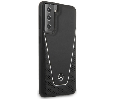 Mercedes-Benz New Dynamic Back Case - Samsung Galaxy S21 - Zwart Zwart