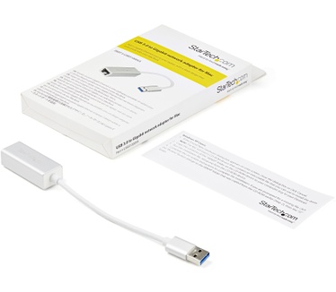Startech.com USB 3.0 naar gigabit ethernet netwerkadapter zilver