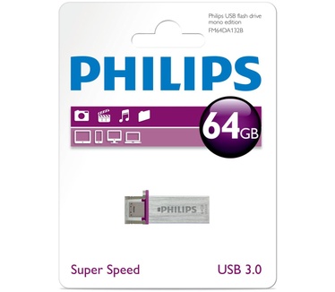 Philips Mono USB 64GB Aluminium
