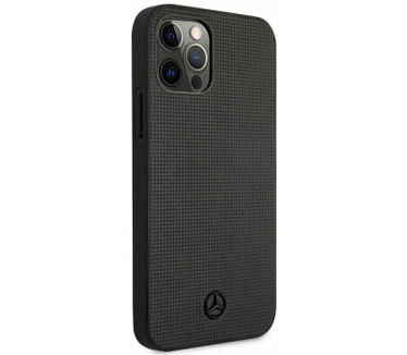 Mercedes-Benz Meshed Hard Case - iPhone 12/12 Pro (6.1") - Zwart Zwart