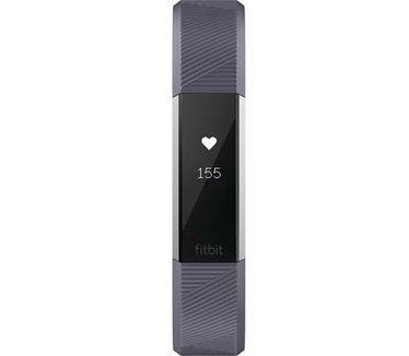 Fitbit Alta HR Large Aluminium (Grijs)