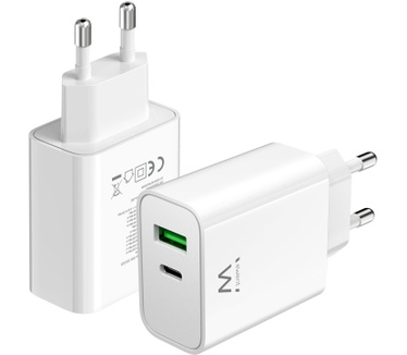 Ewent 30W USB-C and QC3.0 Charger