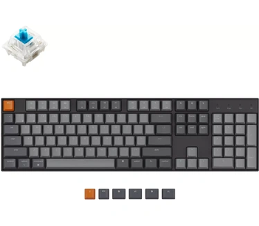 Keychron K10 Wireless (White backlight Keychron mechanical hot swap Blue switch, Qwerty US)