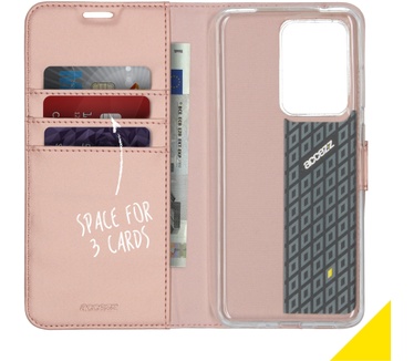Accezz Wallet Softcase Bookcase Samsung Galaxy S20 Ultra (Galaxy S20 Ultra) Rosé Goud