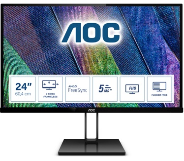 AOC 24V2Q Zwart