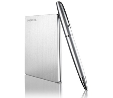 Toshiba STOR.E Slim 2.5" (incl 10GB Cloud opslag) 500GB Zilver