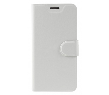 Kees Lederlook Portemonnee Hoesje Microsoft Lumia 650 - Wit