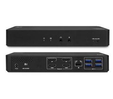 ACT USB-C Docking Station 4K, for 2 HDMI or DisplayPort monitors, DisplayLink