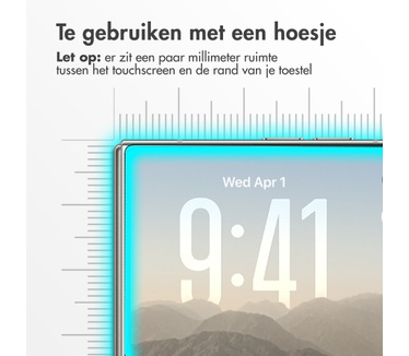 Accezz Gehard Glas Screenprotector 2-pack voor de Apple iPhone Duo