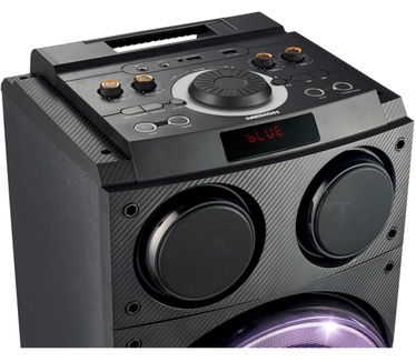 Medion LIFE P61458 Party luidspreker, rijk geluid, verschillende lichteffecten, LED display, Bluetooth 5.0, 2 x 100 W RMS