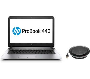 HP ProBook 440 G3 W4N88ET + UC Speaker Phone (K7V16AA)