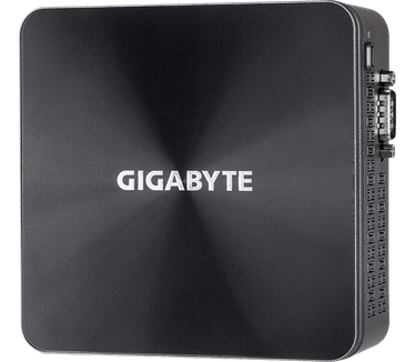 Gigabyte BRIX Intel Core I3-10110U, 1x M.2 SSD (2280), 2.5" SATA HDD/SSD, AC 3168, 6 X USB 3.2 Gen2, Gigabit LAN, SO-DIMM DDR4 Barebone - Zwart