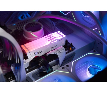 Kingston 32GB 6000MT/s DDR5 CL30 DIMM FURY Beast White RGB XMP