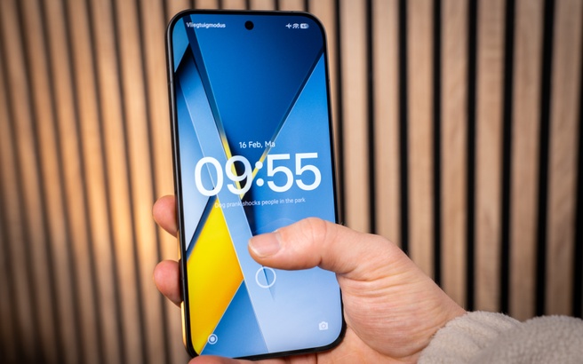 Vingerfadrukscanner van de POCO F8 Ultra.