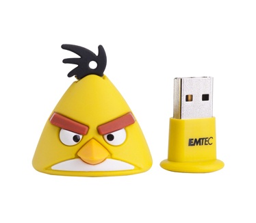Emtec Angry Birds Yellow Bird 4GB Geel