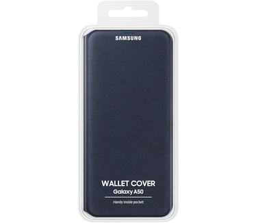Samsung Galaxy A50 Wallet Cover (Galaxy A50) Zwart