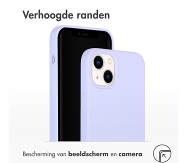 Accezz Liquid Silicone Backcover met MagSafe iPhone 14 Plus - Paars