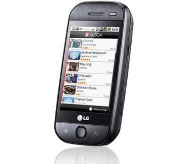 LG GW620 Zwart