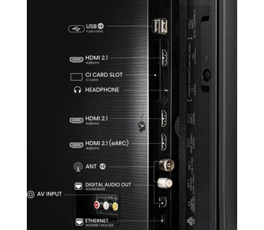 Hisense 50E79Q Zwart - productfoto