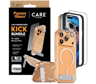 PanzerGlass PanzerGlass® | CARE by PanzerGlass® 3-in-1 Feature Kick Bundle iPhone 17 Pro