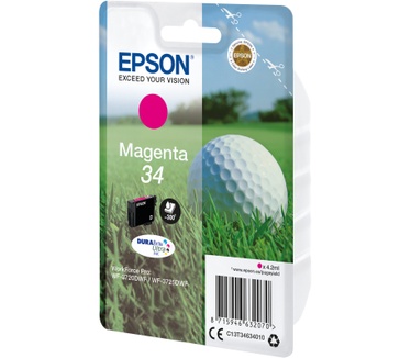 Epson Singlepack Magenta 34 DURABrite Ultra Ink